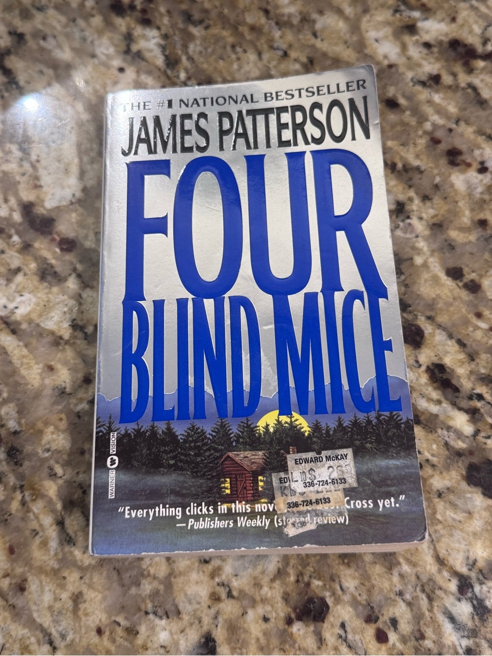 Four Blind Mice Paperback Book by James Patterson
